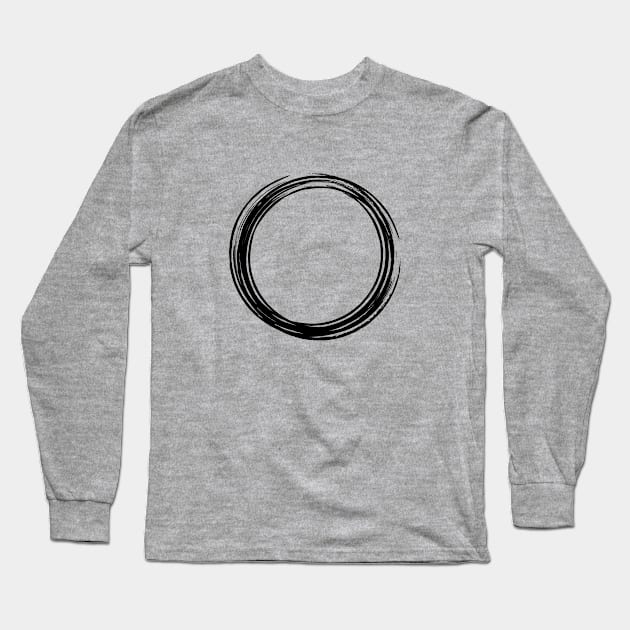 Enso circle Long Sleeve T-Shirt by Florin Tenica